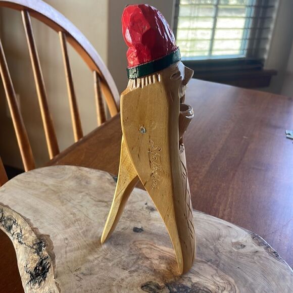 Vintage Norweigen Hand Carved Santa Nutcracker - Picture 2 of 5